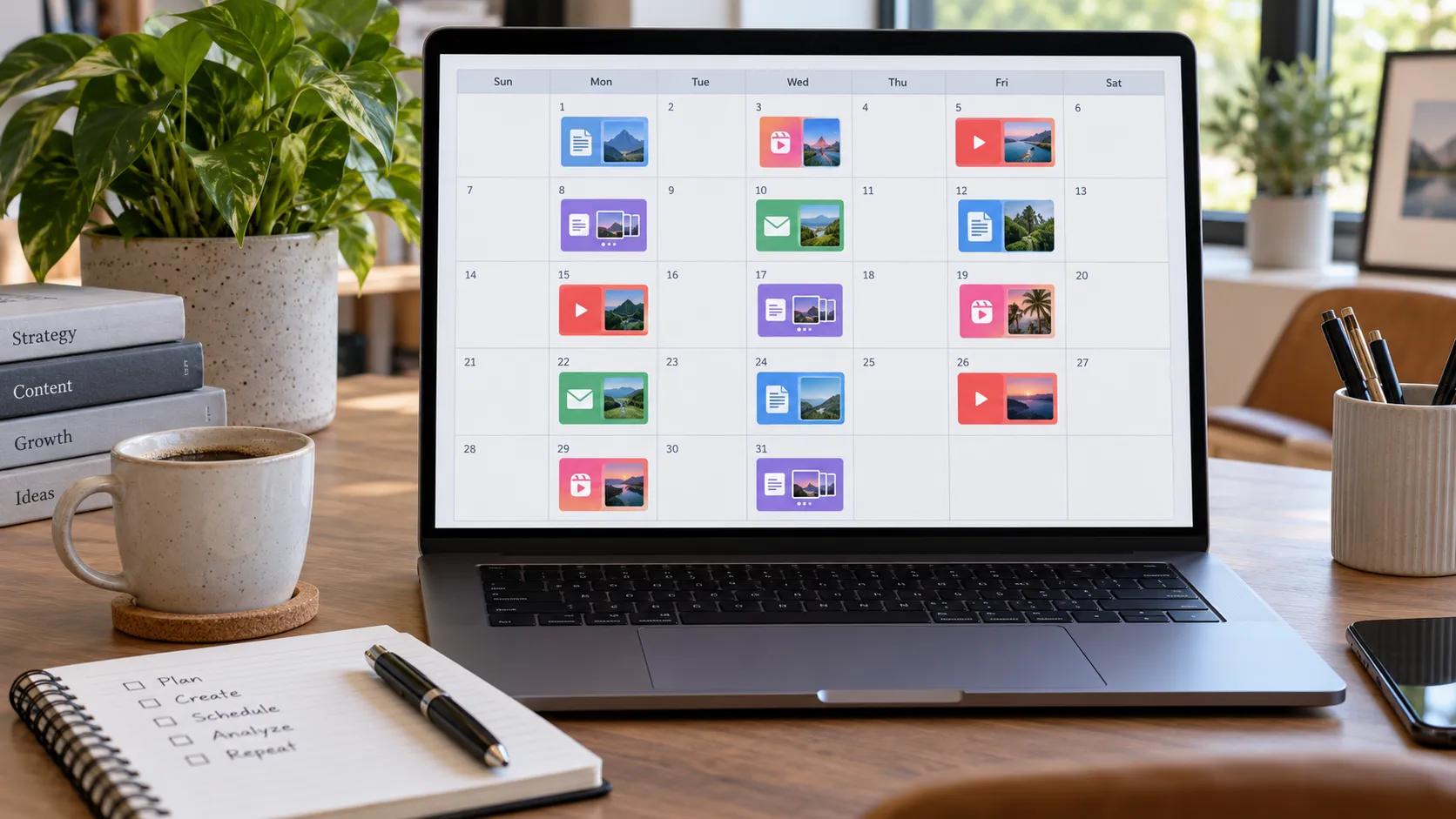 Cara Membuat Kalender Konten